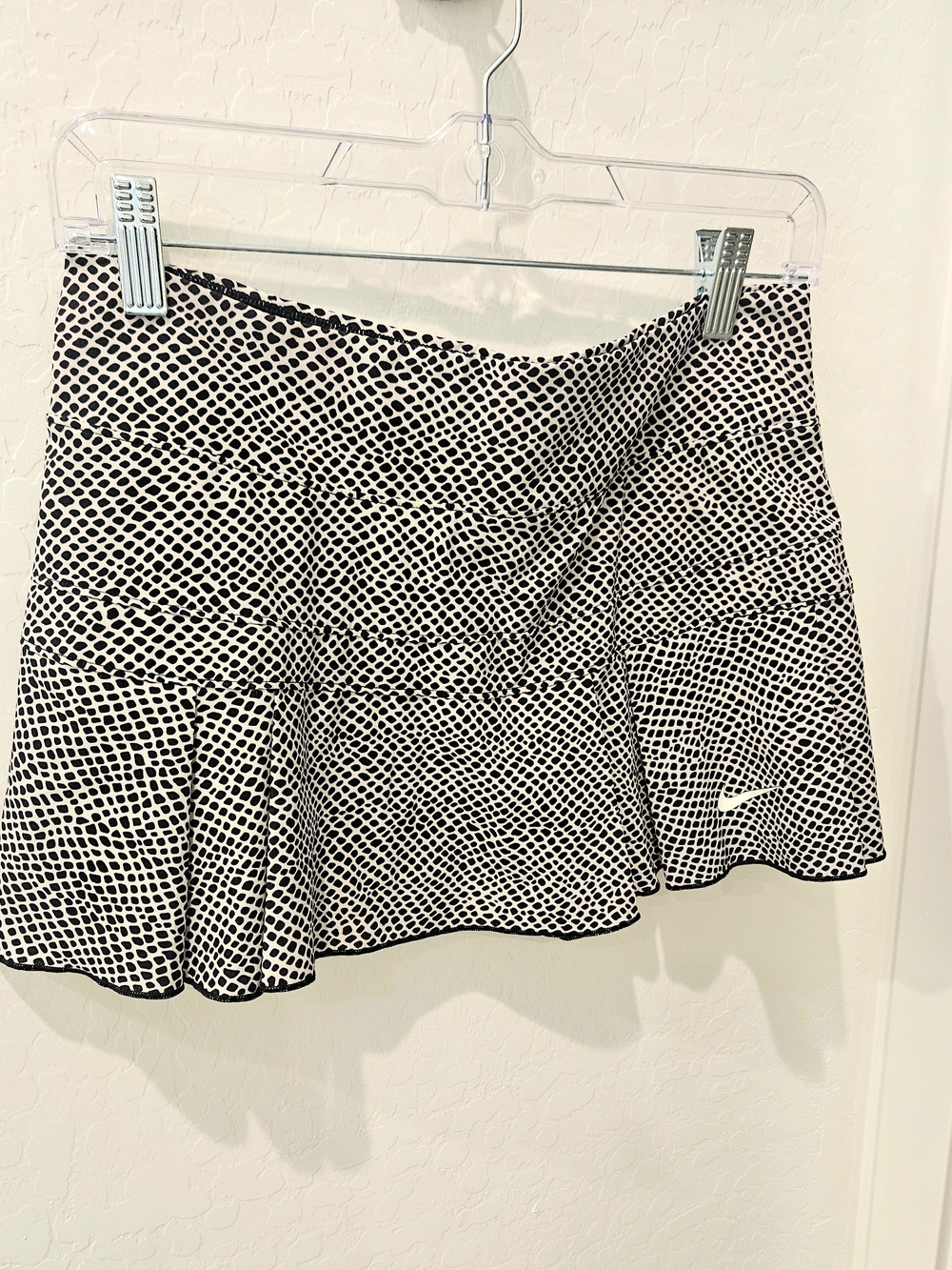 Nike Navy and White Printed Active Skort